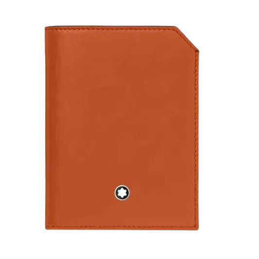 Montblanc Meisterstück Selection Soft Mini Wallet 4cc Spicy Orange 131244