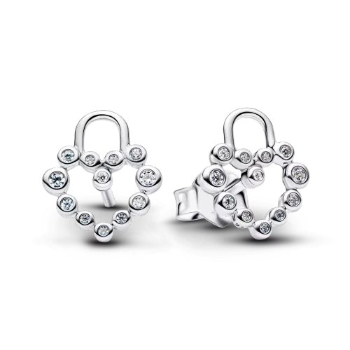 Image Brincos Heart Padlock