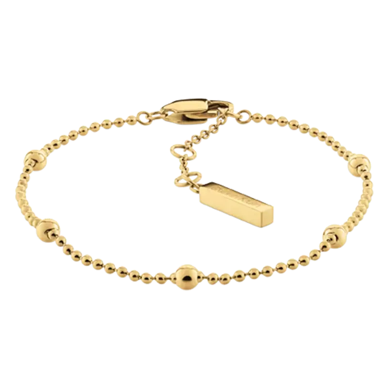 Calvin Klein Pulseira Dupla Dourada 35000948