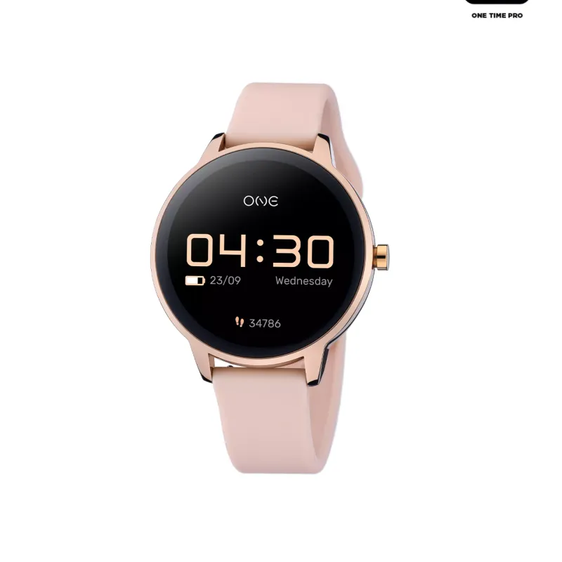 One Smartwatch QueenCall Rosegold Silicone OSW0027RS51D