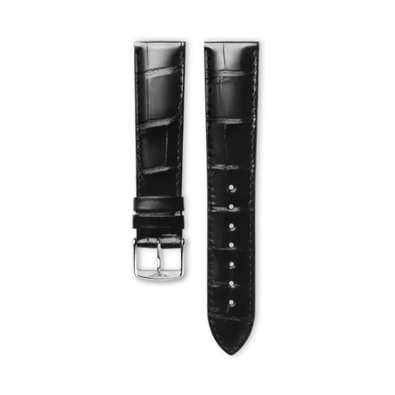 Longines Strap Black Alligator 19mm L682134845