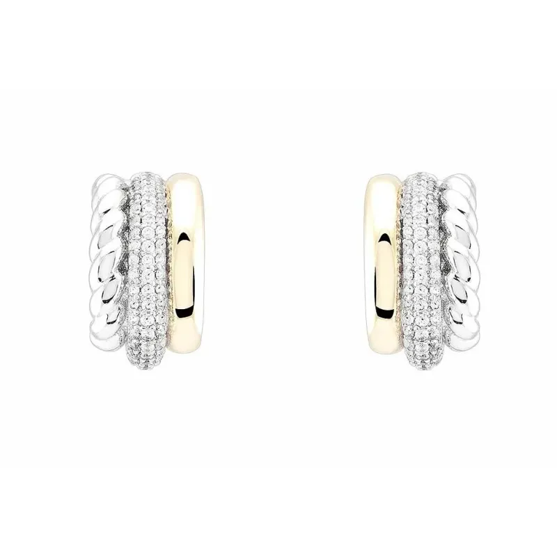 Unike Argolas Classy Three Hoops UK.AR.1205.0006