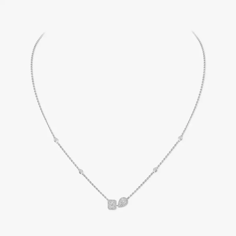 Messika Colar de Diamantes em Ouro Branco FI.14534.WG