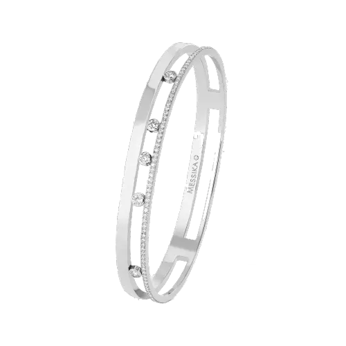 Imagem Pulseira Move Joalharia Ouro Branco com Diamantes