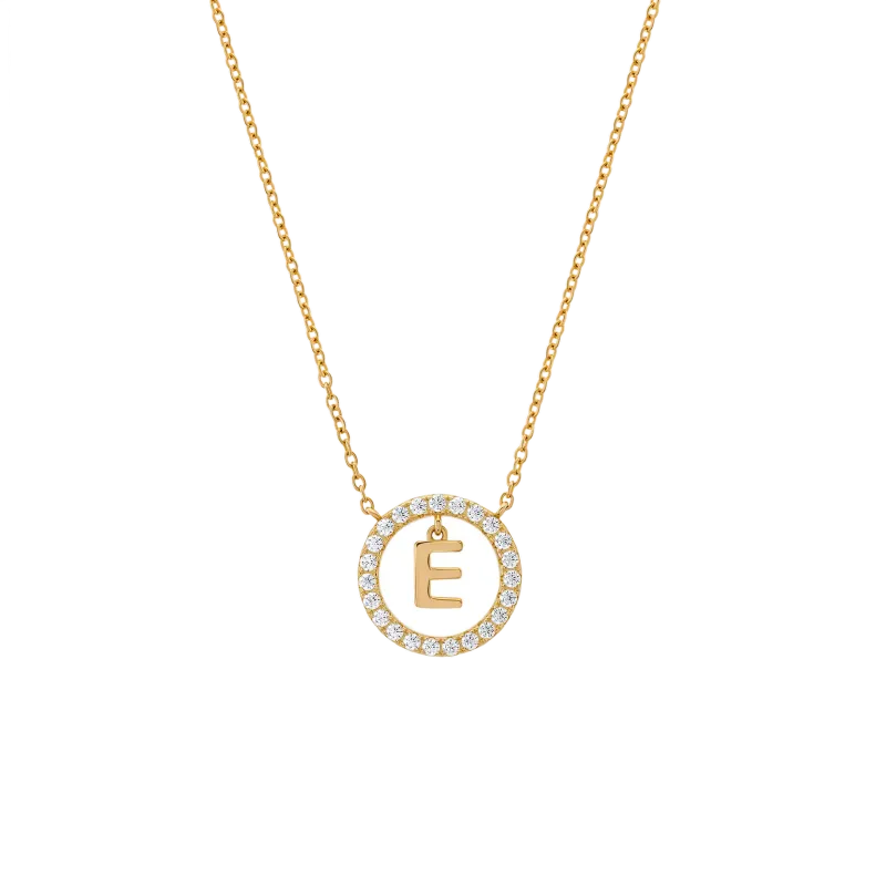 Unike Letter E Necklace UK.CL.1204.0293