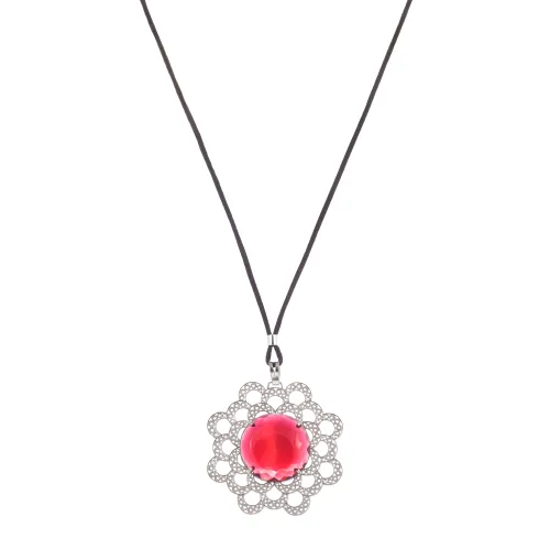 Imagem Colar Filigrana em Prata Bordeaux