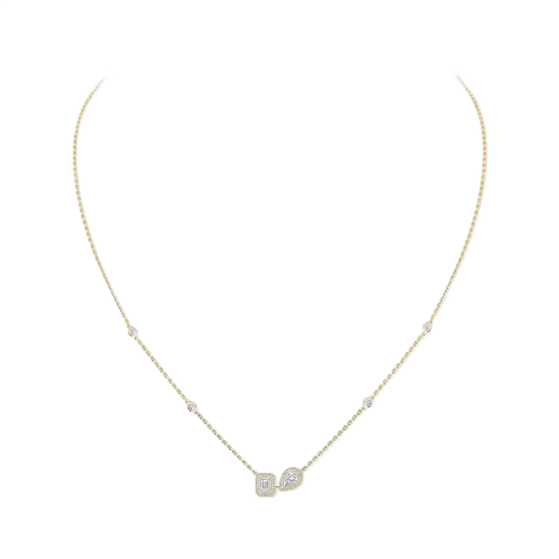 Messika Yellow Gold Diamond Necklace FI.14534.YG