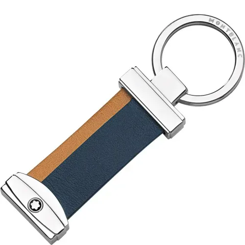 Imagem MONTBLANC PORTA CHAVES STRIPES NAVY-TAN