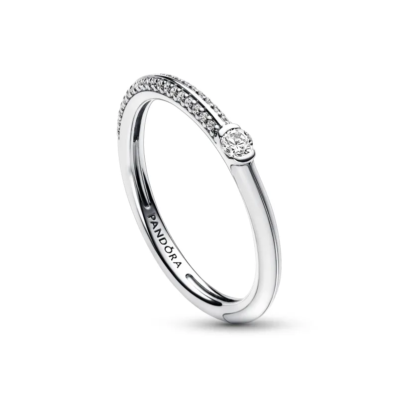 Pandora Anel Pavé Branco Pandora ME 192528C02-52