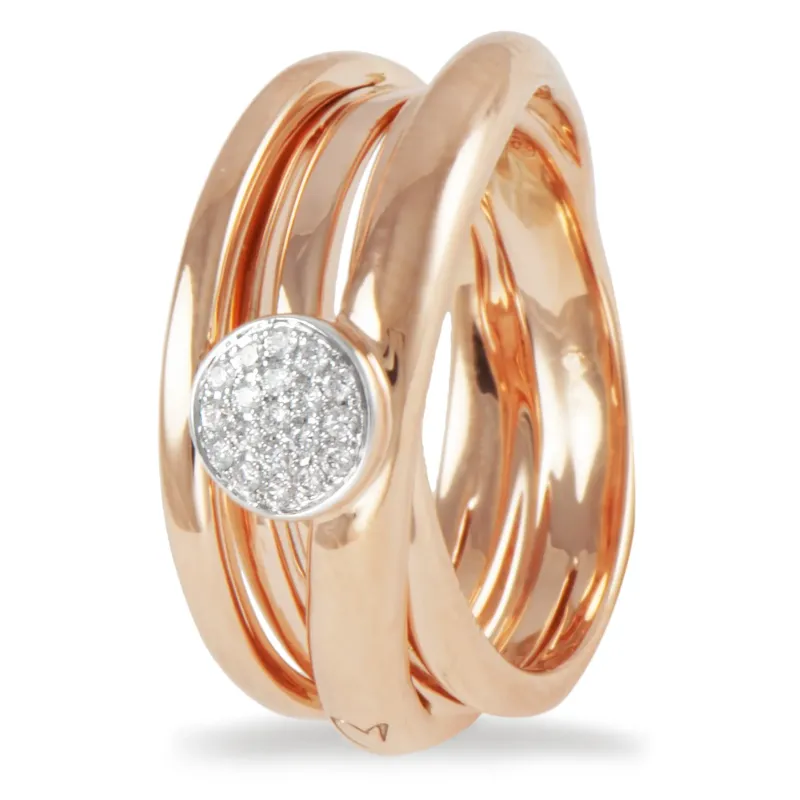 K Di Kuore Anel com Diamantes 433699