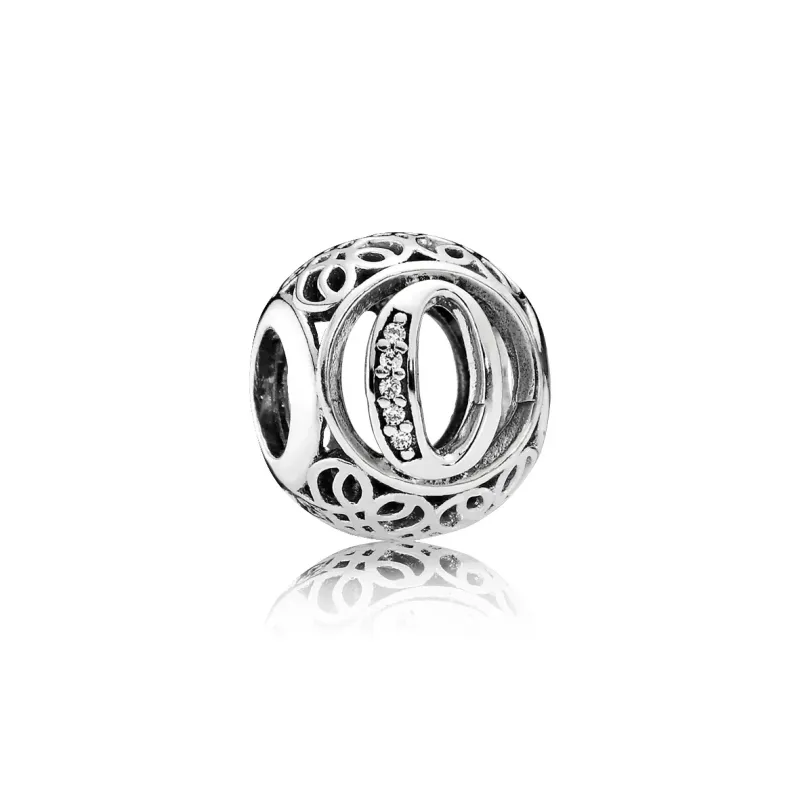 Pandora CONTA R AG C/ZIRC LETRA O 1,8g 791859CZ
