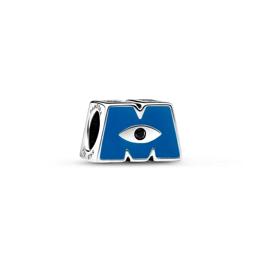 Pandora Disney Pixar Monsters, Inc. Logo M Charm 792753C01