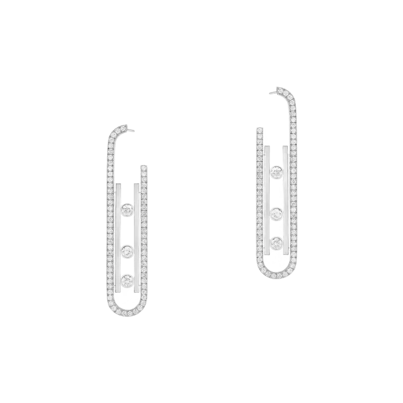 Messika White Gold Diamond Earrings MEK.01.BR.10811.WG