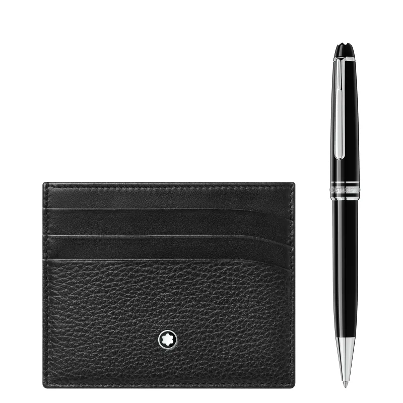 Montblanc Set Ballpoint 164 Meisterstück & Meisterstück Soft-grain 6cc 128955