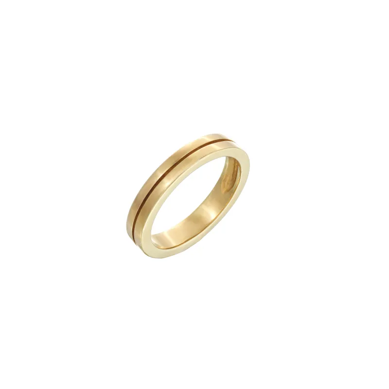 Marcolino Yellow Gold Wedding Ring 7415