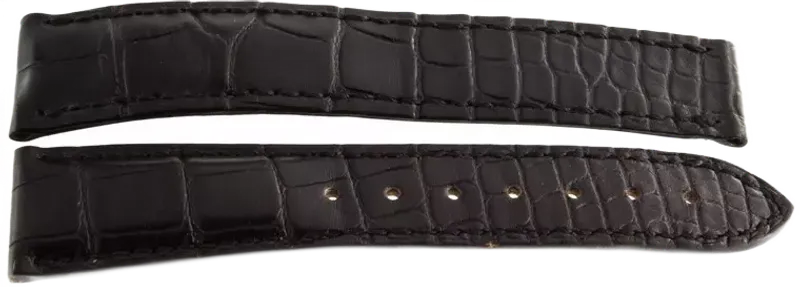 Omega Pulseira Croco PRETA 19X16MM 98000242