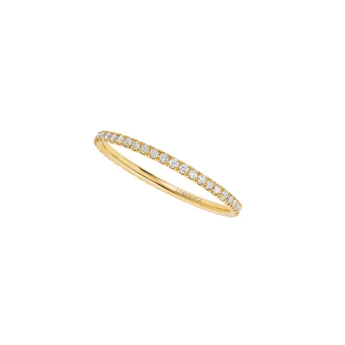 Image Yellow Gold Diamond Wedding Ring Gatsby XS
