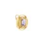 Yellow Gold Earrings with Amethyst BL45