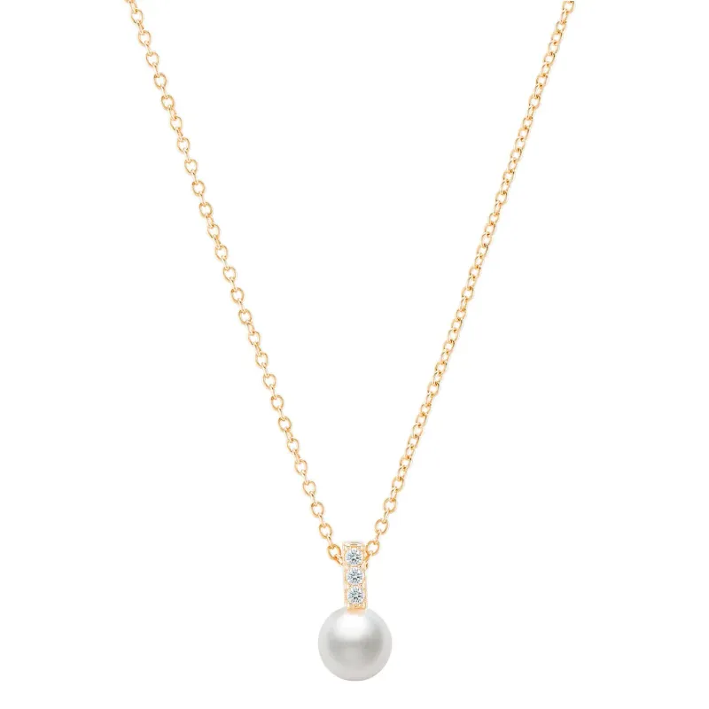 Unike Colar Pearls Golden UK.CL.1204.0255