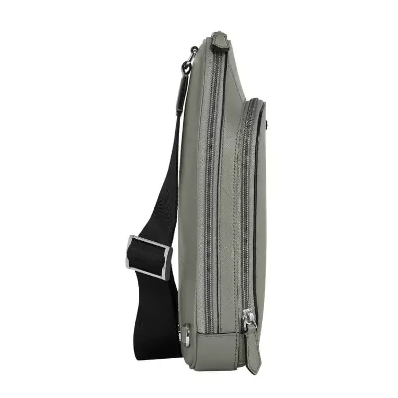 Montblanc Bolsa Transversal Sartorial Medium Grey 199369