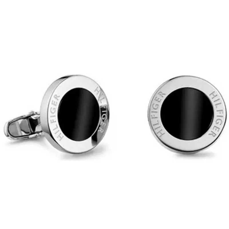 Tommy Hilfiger Botões Punho Pretos 2700827