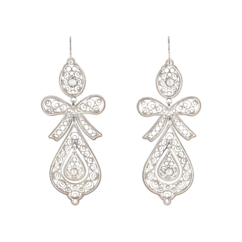 Marcolino Brincos de Filigrana em Prata 0150.C