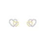 BRINCOS UNIKE CLASSY & CHIC TWO HEARTS GOLD UK.BR.1204.0150