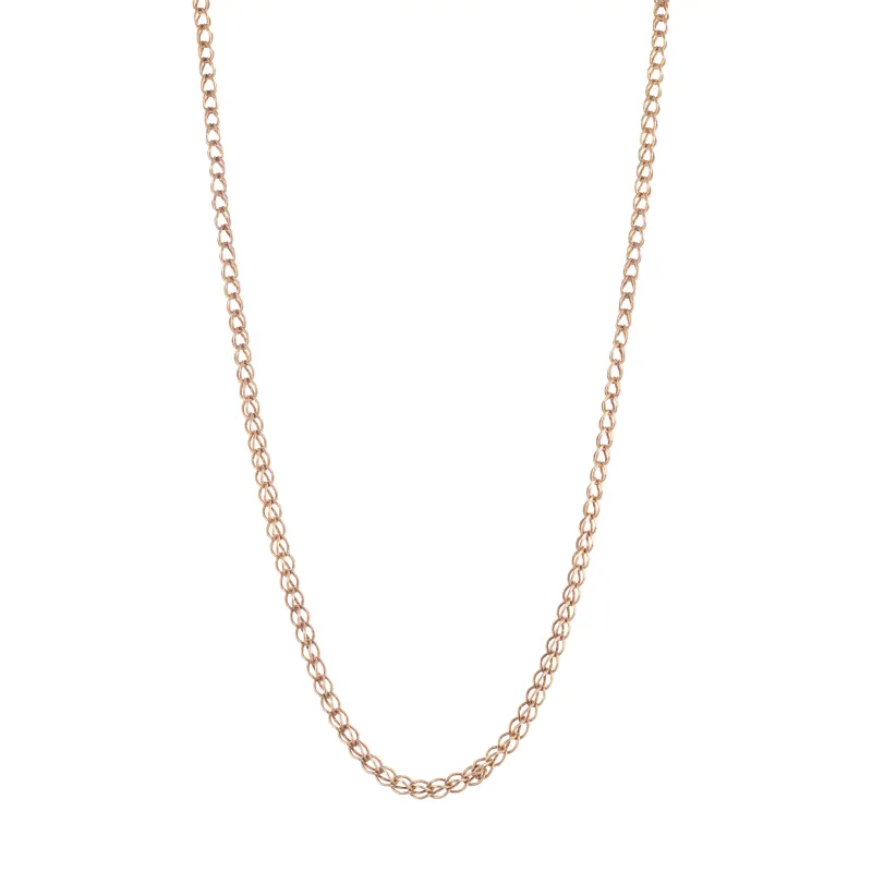 Marcolino Colar em Prata Dourada Nó PCL048