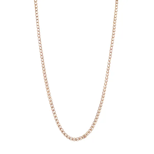 Image Necklace in Golden Silver Knot