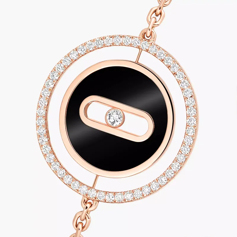 Messika Pulseira Lucky Move Color Onyx com Diamantes MEK.33.PU.12318.PG
