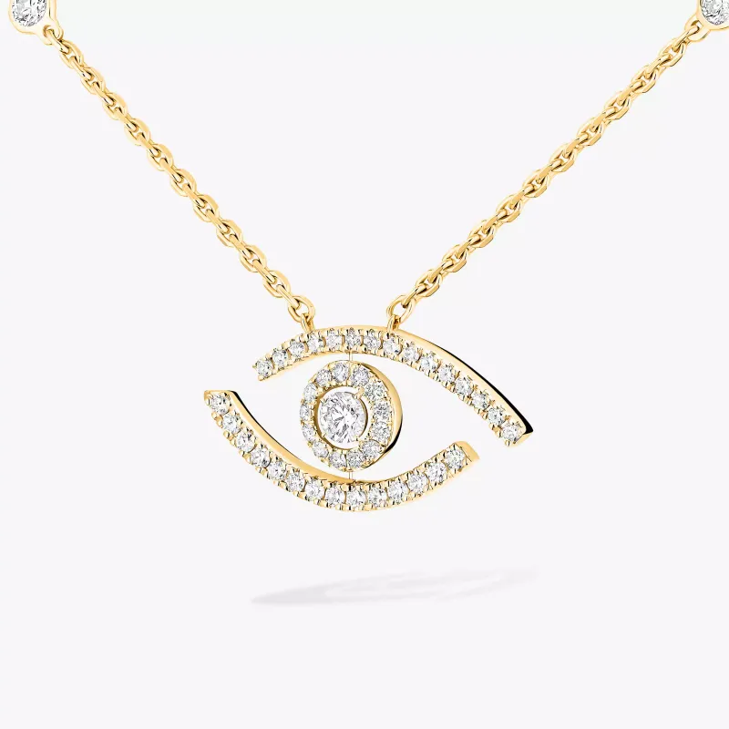 Messika Necklace Lucky Eye yellow gold MEK.35.FI.07525.YG