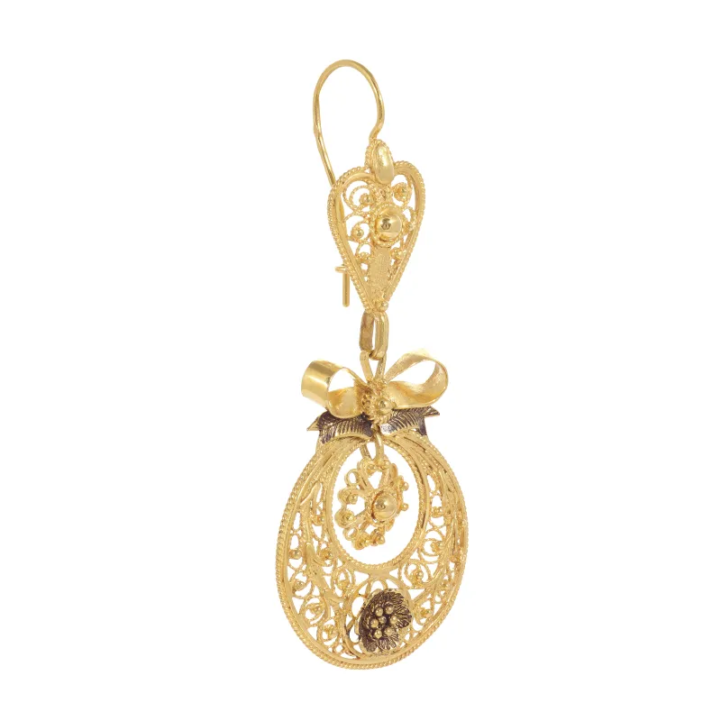 Marcolino Brincos Ouro Amarelo 18BR-OA1005-143