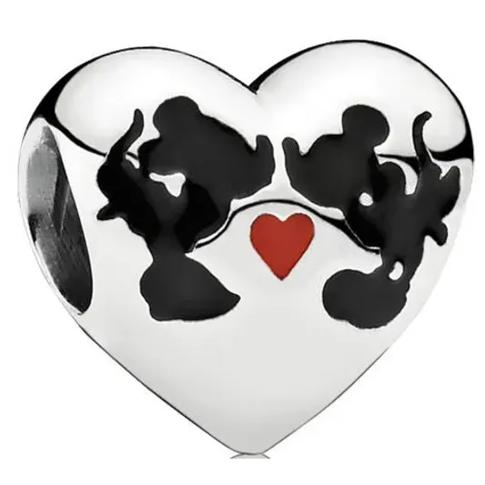 Pandora Disney Minnie & Mickey Kiss Charm                            791443ENMX