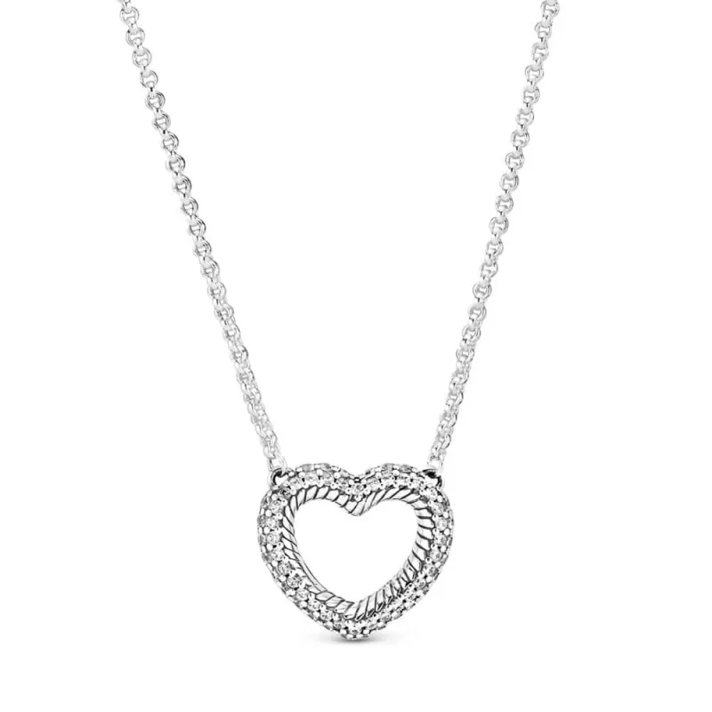 Pandora Colar Snake Open Heart Collier 4,8g 399110C01-45