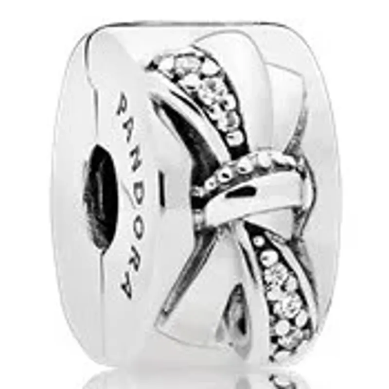 Pandora CLIP AG C/ZIRC SHINY BOW 4g 797304CZ