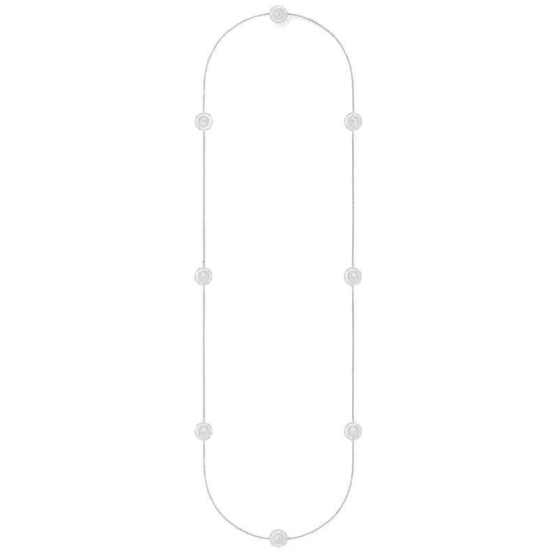 Messika Lucky Move Long Diamond Necklace in White Gold MEK33FI11370WG