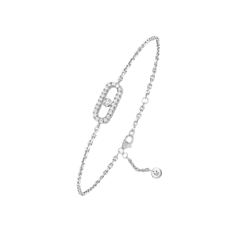 Messika Messika Care(s) Diamond Pavé Bracelet in White Gold PU.12075.WG
