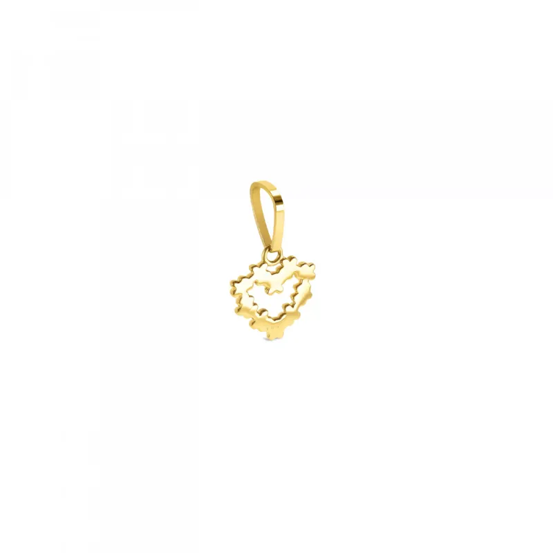 One Energy Heartbloom Gold Charm OJEBC731