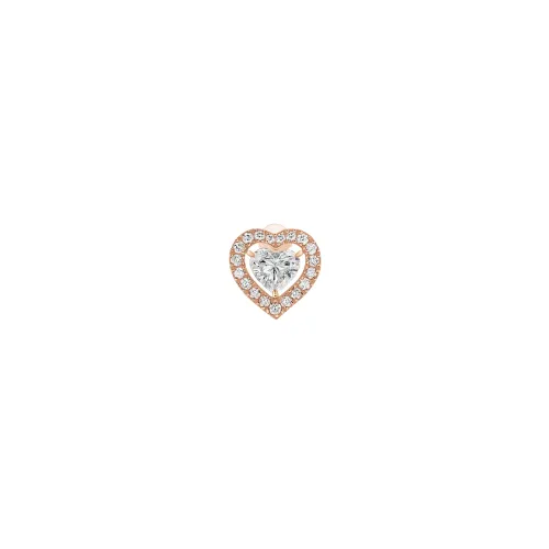 Pink Gold Diamond Earrings Joy Cœur                         