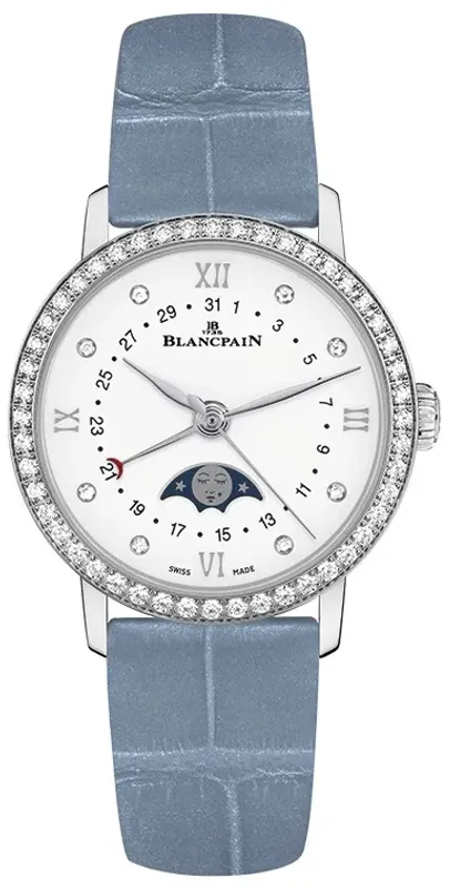 Blancpain Blancpain Villeret Data E Fases Da Lua 6106-4628-95A