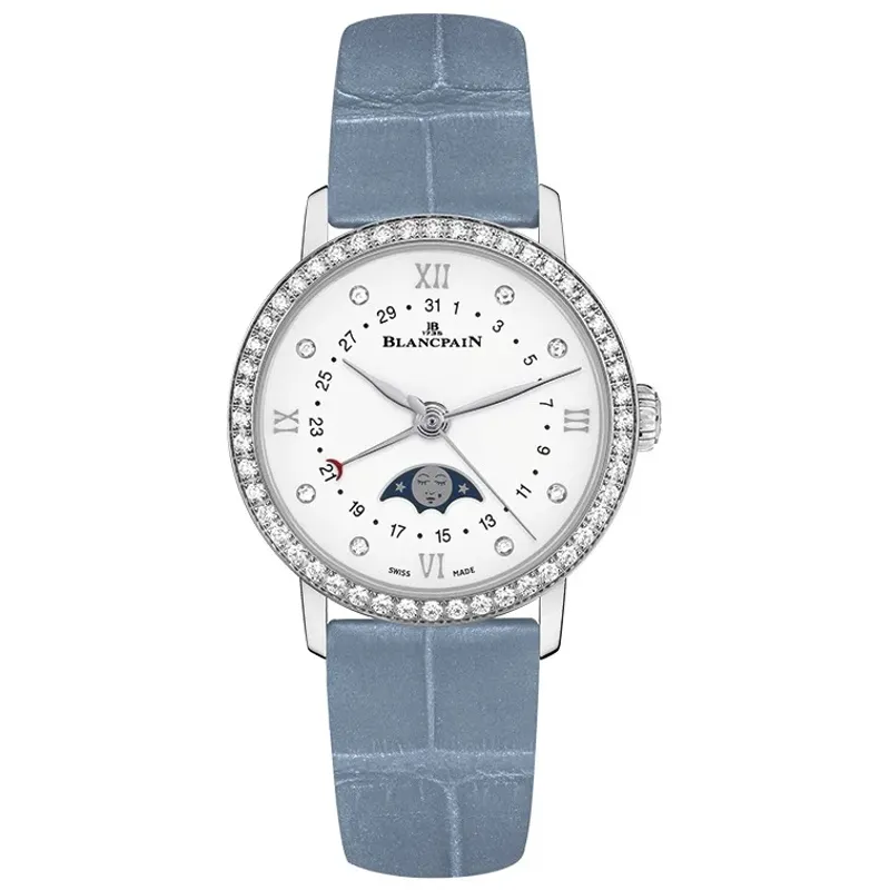 Blancpain Blancpain Villeret Data E Fases Da Lua 6106-4628-95A
