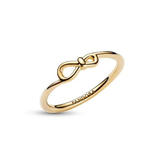 Pandora Infinity 14k gold-plated ring 168898C00-52