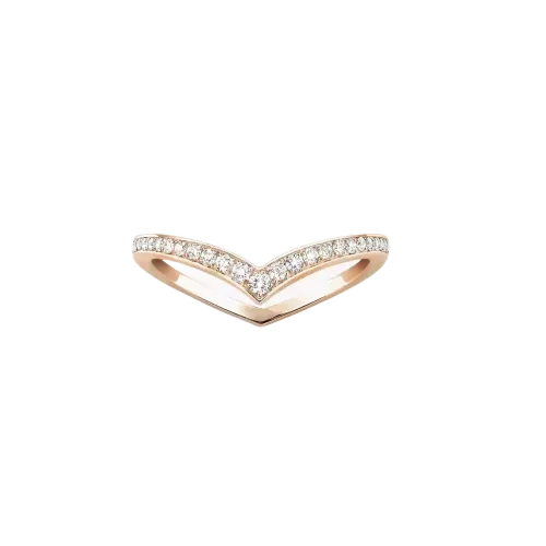 Imagem Anel de Diamante em Ouro Rosa