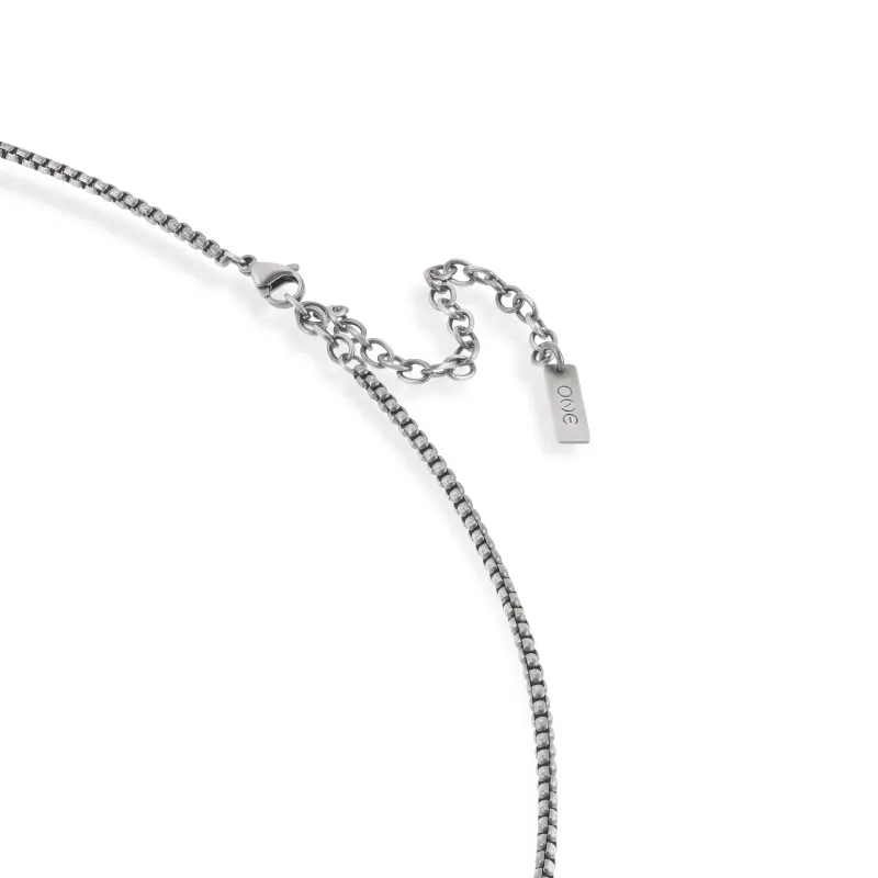 One Falcon Steel Necklace OAMN4105SS