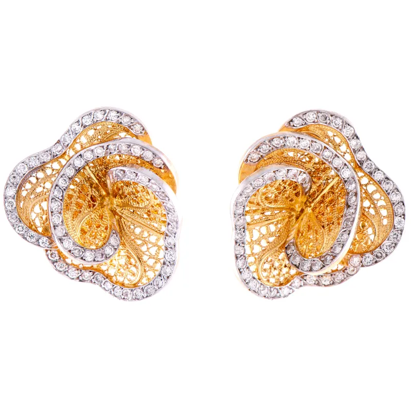 Eleutério Yellow Gold Earring BROA0198