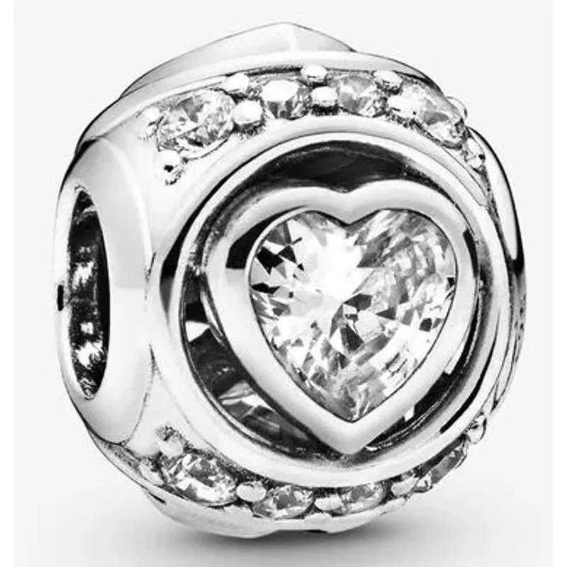 Pandora CNT AG C/Z ELEVATED HEART 2g 798464C01