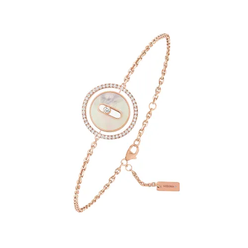 Pulseira Ouro Rosa com Diamantes