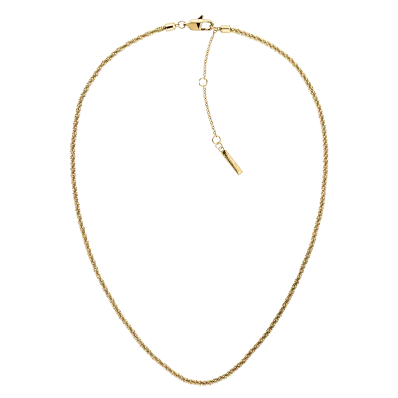 Calvin Klein Colar Duplo Dourado 35000950