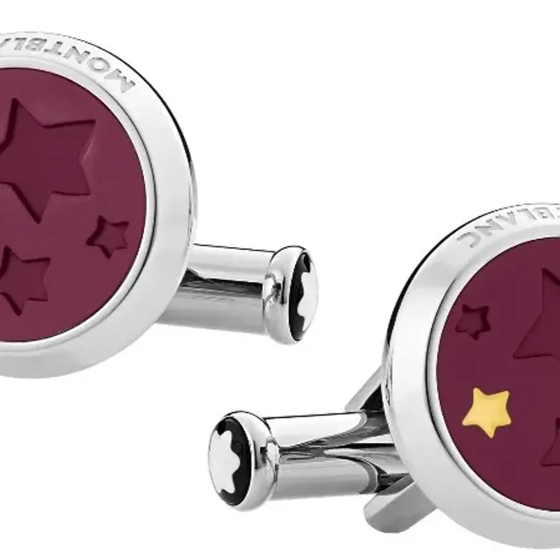 Montblanc Botões de Punho Le Petit Prince Y3 Steel Lacquer 126099