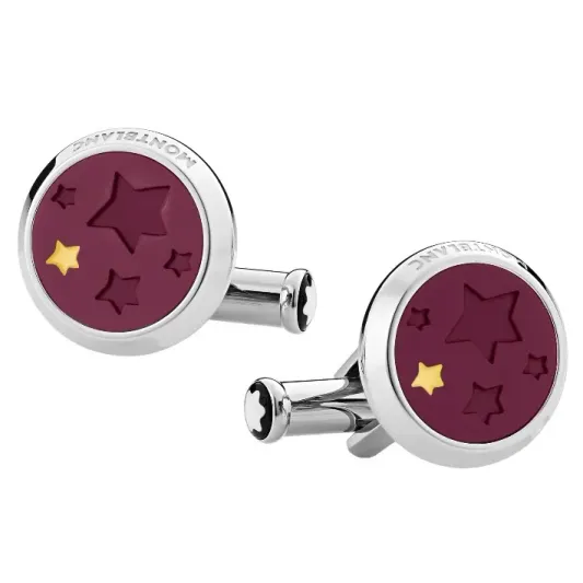 Montblanc Cufflinks Le Petit Prince Y3 Steel Lacquer 126099